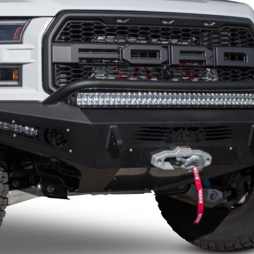 Addictive Desert Designs 17-18 Ford F-150 Raptor HoneyBadger Front Bumper w/ Winch Mount - Image 6
