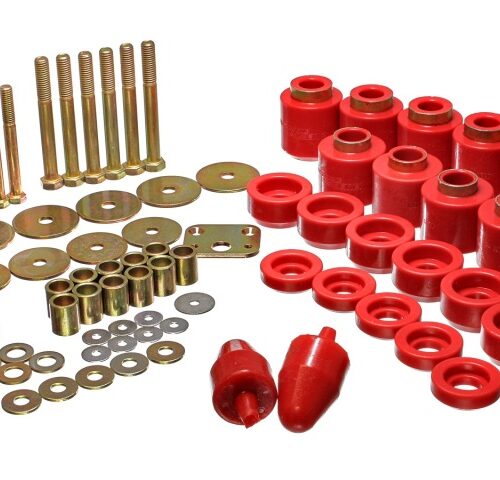 Energy Suspension 2.4108R 1in Body Lift Kit - Red - Image 6
