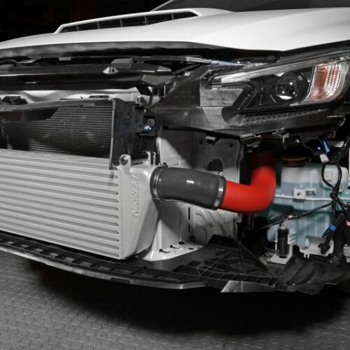 PERRIN 22-26 Subaru WRX Front Mount Intercooler Kit (Red Tubes & Silver Core) - Image 8