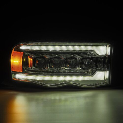 AlphaRex 880565 02-05 Dodge Ram 1500 NOVA LED Proj Headlights Plank Style Chrome w/Activ Light/Seq Signal - Image 5