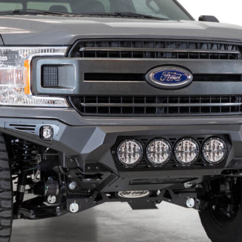 Alternative view of Addictive Desert Designs 18-20 Ford F-150 Bomber Front Bumper w/ 4 Rigid 360 6IN Mounts