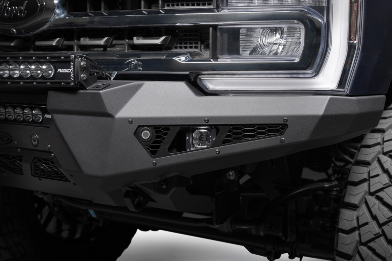 Addictive Desert Designs 2023+ Ford Super Duty HoneyBadger Front Bumper w/ Top Hoop - Image 7
