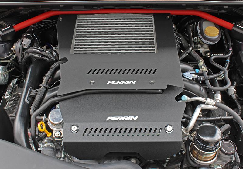 PERRIN 15-21 Subaru WRX Engine Cover Kit (Intercooler & Pulley Covers Incl.) - Black - Image 7