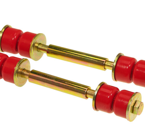 Prothane 19-409 Universal End Link Set - 4 1/2in Mounting Length - Red
