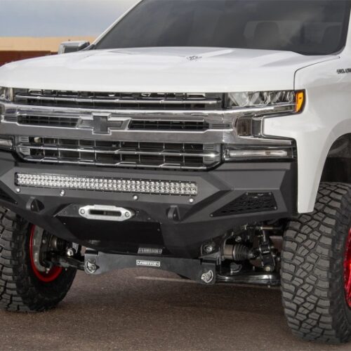 Alternative view of Addictive Desert Designs 2019 Chevrolet Silverado 1500 SF Front Bumper w/ Winch Mount&Sensor Cutout