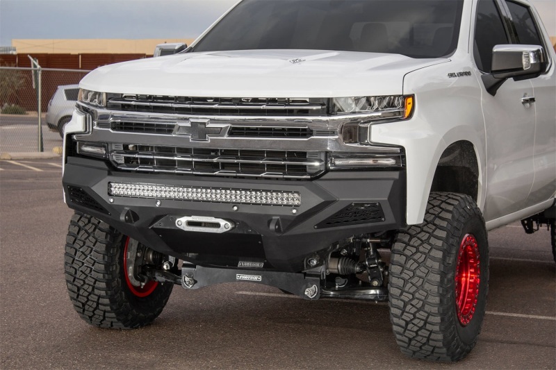 Addictive Desert Designs F441423030103 2019 Chevrolet Silverado 1500 SF Front Bumper w/ Winch Mount&Sensor Cutout - Image 2