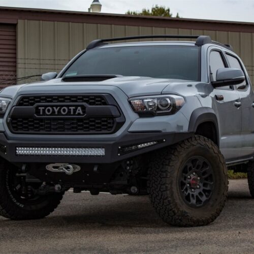 Alternative view of Addictive Desert Designs 16-18 Toyota Tacoma HoneyBadger Front Bumper