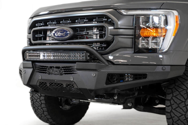 Addictive Desert Designs 2021 Ford F-150 HoneyBadger Front Bumper w/o Top Hoop - Image 8