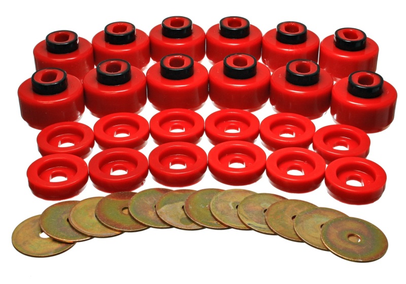 Energy Suspension 3.4156R Body Mount Set - Red - Image 5