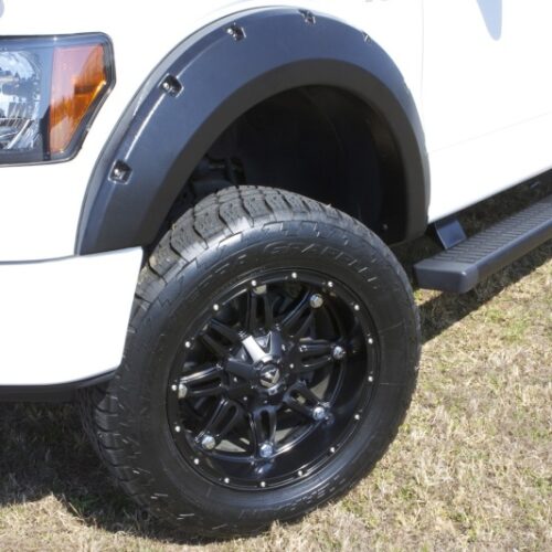 Lund RX312T 09-14 Ford F-150 (Ex Raptor) RX-Rivet Style Textured Elite Series Fender Flares - Black (4 Pc.) - Image 7