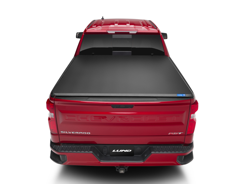 Lund 950292 19-23 Chevrolet Silverado 1500 (5.5ft. Bed) Genesis Tri-Fold Tonneau Cover - Black - Image 3