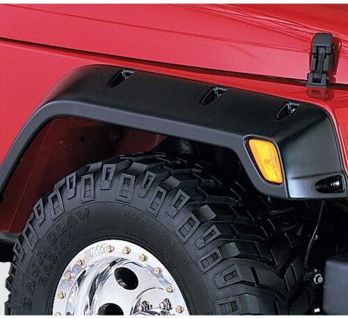 Alternative view of Bushwacker 97-06 Jeep TJ Pocket Style Flares 4pc - Black