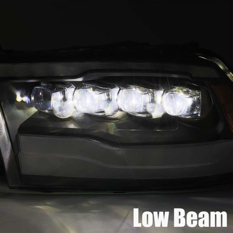 AlphaRex 880591 09-18 Dodge Ram 1500HD NOVA LED Projector Headlights Plank Style Design Chrome w/DRL - Image 5