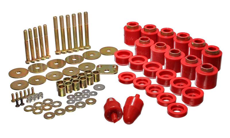 Energy Suspension 2.4108R 1in Body Lift Kit - Red - Image 3
