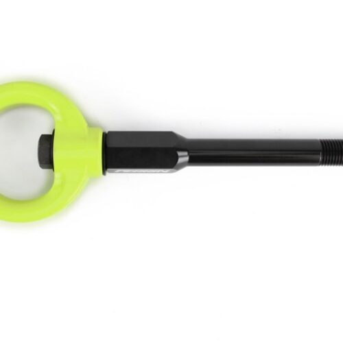 PERRIN 02-07 Subaru WRX/STI Tow Hook Kit (Front) - Neon Yellow - Image 3