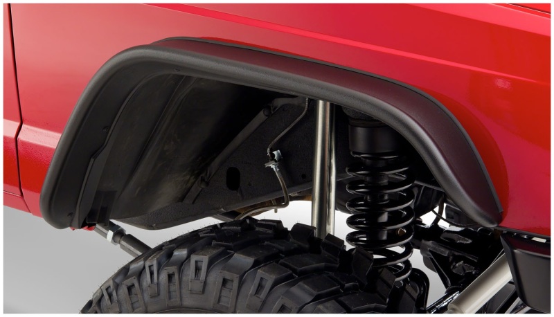 Bushwacker 10063-07 84-01 Jeep Cherokee Flat Style Flares 2pc - Black - Image 5
