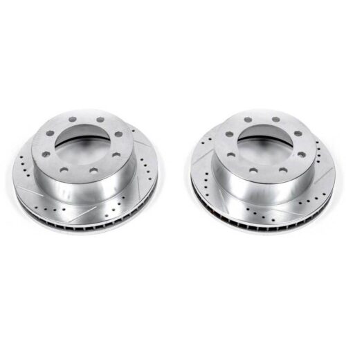 Power Stop 00-02 Dodge Ram 2500 Front Evolution Drilled & Slotted Rotors - Pair - Image 3