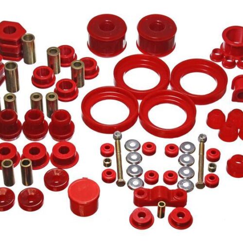 Energy Suspension 90-96 Nissan 300ZX Red Hyper-Flex Master Bushing Set (Sway bar end link bushings a - Image 4