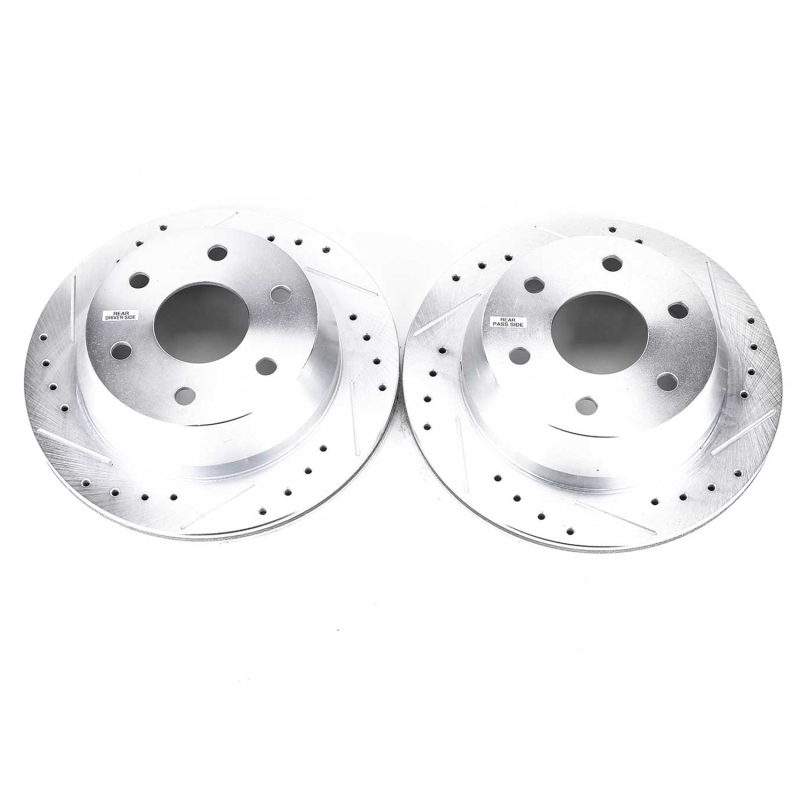 Power Stop 03-05 Chevrolet Astro Rear Evolution Drilled & Slotted Rotors - Pair - Image 3