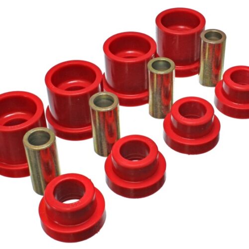 Energy Suspension 7.1117R 95-98 Nissan 240SX (S14) Red Rear Subframe Insert Set (Must reuse all metal parts) - Image 6