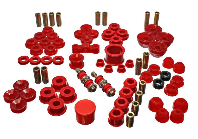 Energy Suspension 16.18104R 90-93 Acura Integra Red Hyper-Flex Master Bushing Set - Image 3