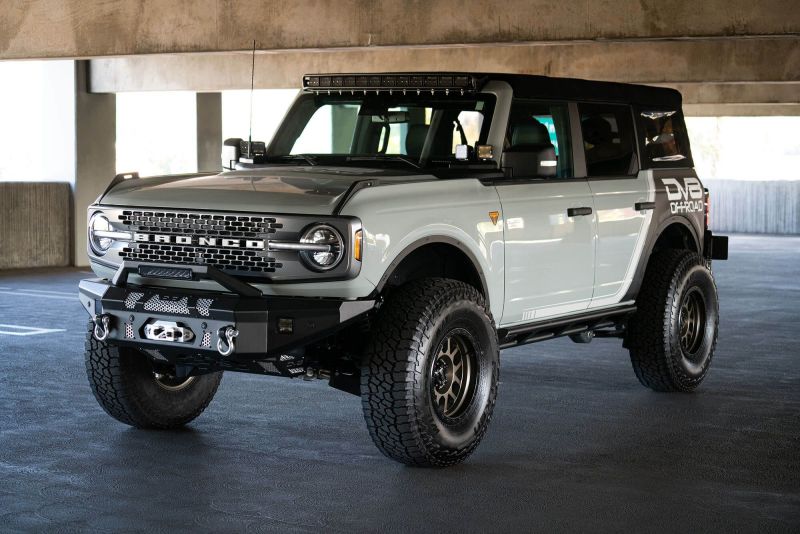 DV8 Offroad LBUN-01 Bull Bar Add-On For DV8 Ford Bronco Bumpers - Fits 13in Elite Series Light Bar - Image 7