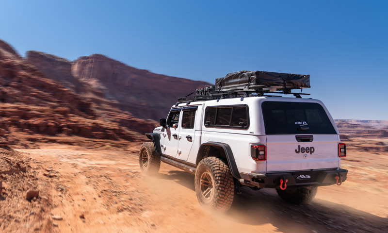 Bushwacker 10928-07 2020 Jeep Gladiator Launch Edition Flat Style Flares 4pc - Black - Image 5