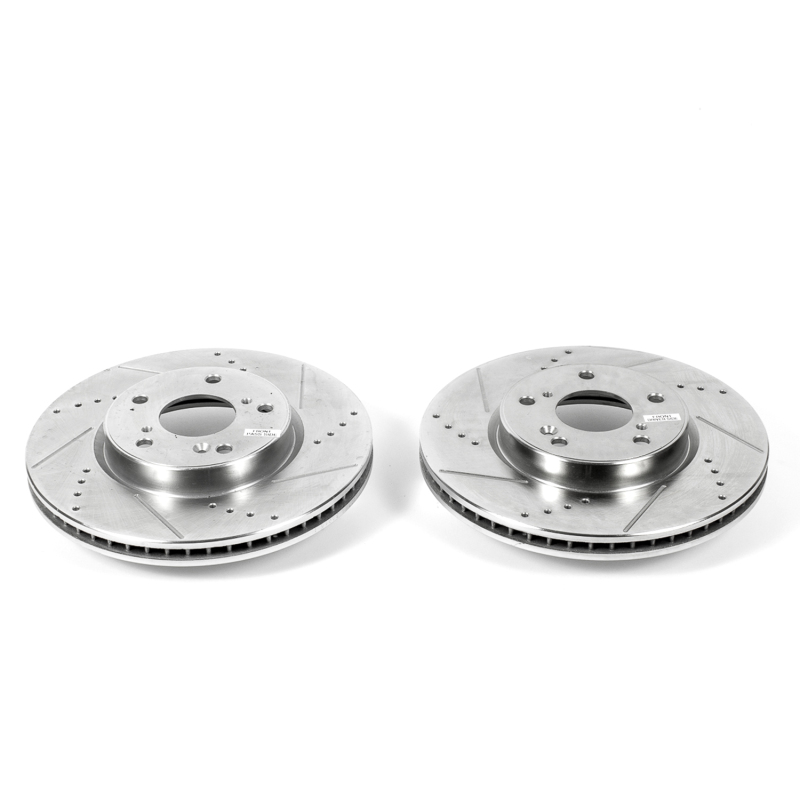 Power Stop 13-19 Honda Accord Front Evolution Drilled & Slotted Rotors - Pair - Image 6