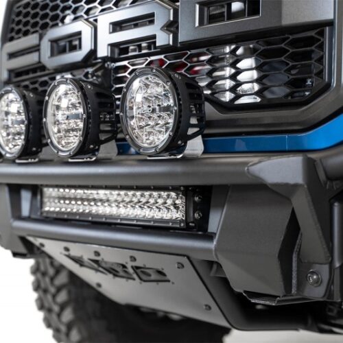 Alternative view of Addictive Desert Designs L1157021701NA 17-20 Ford Raptor Pro Bolt-On Front Bumper - Hammer Black