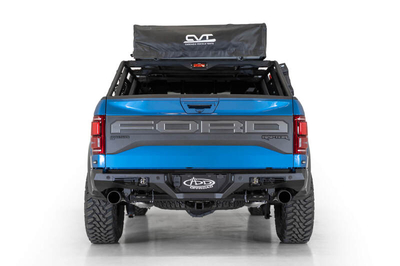 Addictive Desert Designs R110011370103 17-20 Ford Raptor F-150 Bomber Rear Bumper w/ Backup Sensor Cutouts - Image 10