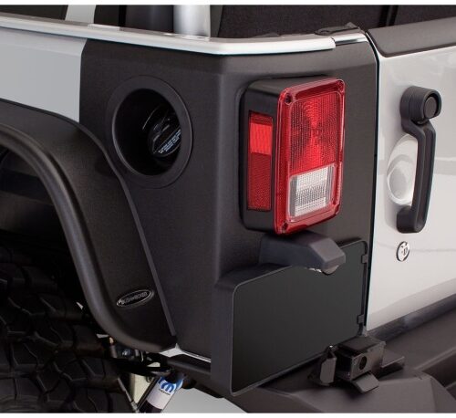 Bushwacker 14009 07-18 Jeep Wrangler Trail Armor Rear Corners - Black - Image 3