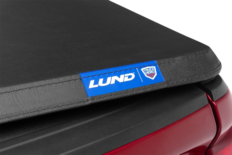Lund 950292 19-23 Chevrolet Silverado 1500 (5.5ft. Bed) Genesis Tri-Fold Tonneau Cover - Black - Image 6