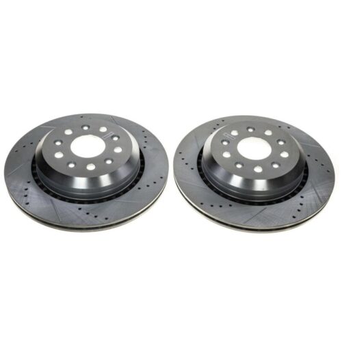 Power Stop 20-21 Jeep Gladiator Rear Evolution Drilled & Slotted Rotor - Pair - Image 2