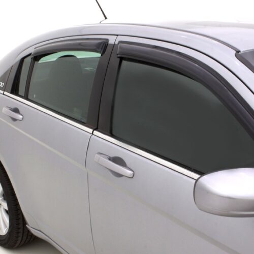 AVS 94458 07-10 Chrysler Sebring Ventvisor Outside Mount Window Deflectors 4pc - Smoke - Image 7