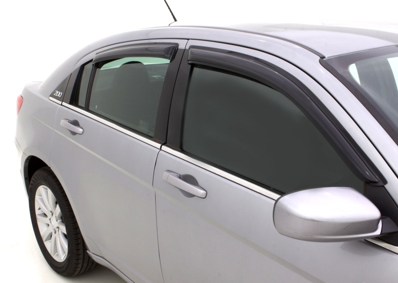 AVS 94458 07-10 Chrysler Sebring Ventvisor Outside Mount Window Deflectors 4pc - Smoke - Image 7