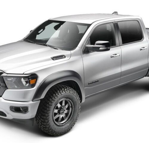 Bushwacker 50926-02 19-22 Ram 1500 (Excl. Rebel/TRX) 67.4 & 76.3in Bed Extend-A-Fender Flares 4pc - Smth Blk - Image 6