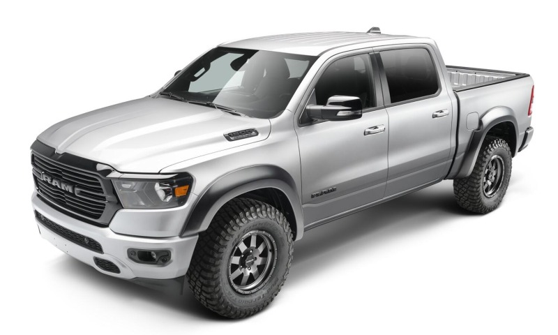 Bushwacker 50926-02 19-22 Ram 1500 (Excl. Rebel/TRX) 67.4 & 76.3in Bed Extend-A-Fender Flares 4pc - Smth Blk - Image 6