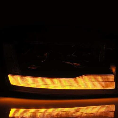 AlphaRex 06-08 Dodge Ram 1500HD PRO-Series Projector Headlights Plank Style Chrome w/Seq Signal/DRL - Image 5
