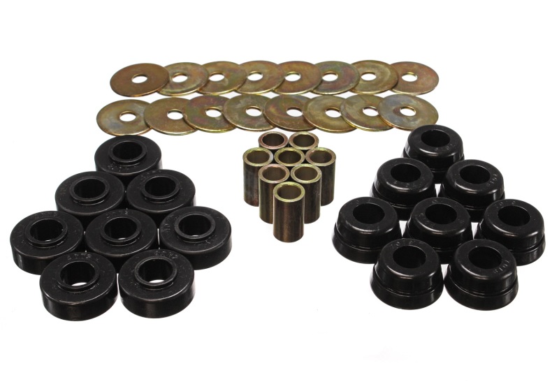 Energy Suspension 3.4126G GM Body Mount Set W/Hardware - Black