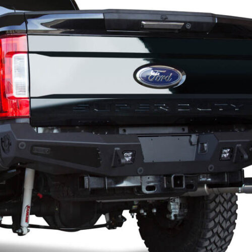 Addictive Desert Designs R167301280103 17-18 Ford F-250 HoneyBadger Rear Bumper w/ Backup Sensor Cutouts - Image 7