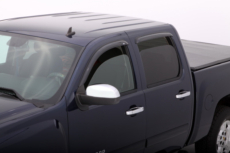 AVS 94515 07-13 Chevy Avalanche Ventvisor Outside Mount Window Deflectors 4pc - Smoke - Image 10