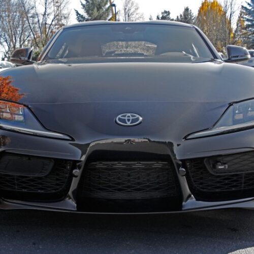 PERRIN 20-25 Toyota Supra Tow Hook Kit (Front) - Black
