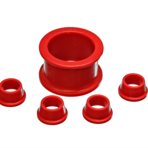 Energy Suspension 16.10104R 96-00 Honda Civic/CRX / 99-00 Honda Civic Si Red Power Steering Rack Bushing Set - Image 3
