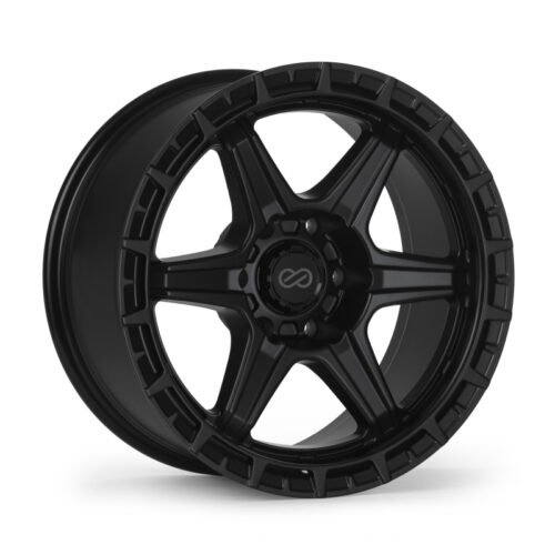 Enkei Trail-Finder 18x9 / 6x139.7 BP / ET20 / 106.1mm Bore - Matte Black Wheel