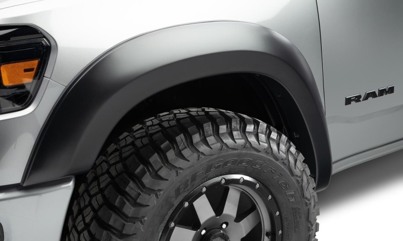 Bushwacker 50926-02 19-22 Ram 1500 (Excl. Rebel/TRX) 67.4 & 76.3in Bed Extend-A-Fender Flares 4pc - Smth Blk - Image 8
