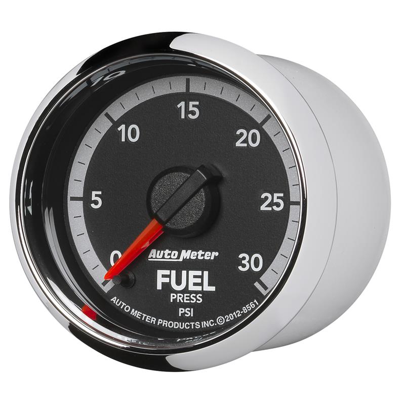 Autometer 8561 Factory Match 52.4mm Full Sweep Electronic 0-30 PSI Fuel Pressure Gauge Dodge 4th Gen - Image 2