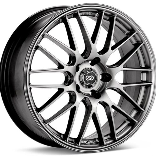 Alternative view of Enkei 442-880-4435HS EKM3 18x8 5x112 Bolt Pattern 35mm Offset 72.6 Bore Dia Performance Hyper Silver Wheel