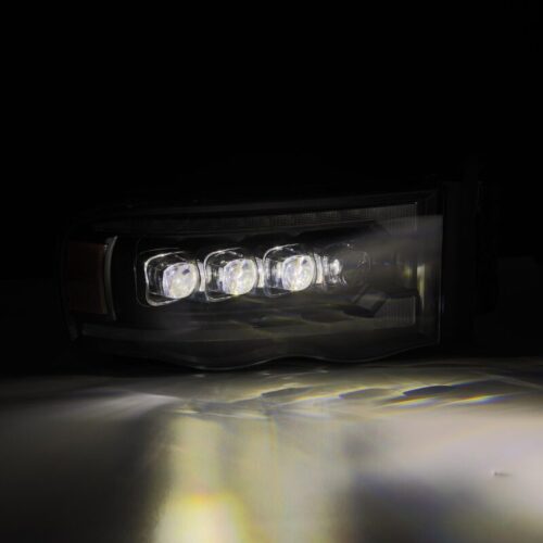 Alternative view of AlphaRex 880564 02-05 Dodge Ram 1500 NOVA LED Proj Headlights Plank Style Blk w/Activ Light/Seq Signal