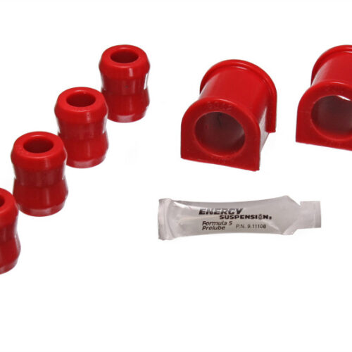 Energy Suspension 87-96 Jeep Wrangler YJ Red Front 1-1/8in Sway Bar Bushing Set w/End Link Bushings - Image 4