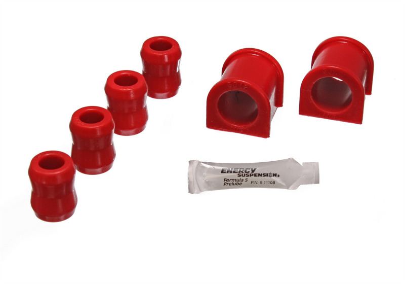 Energy Suspension 87-96 Jeep Wrangler YJ Red Front 1-1/8in Sway Bar Bushing Set w/End Link Bushings - Image 4